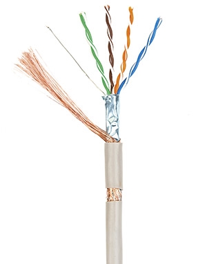 کابل شبکه CAT5e متا مدل SFTP PVC