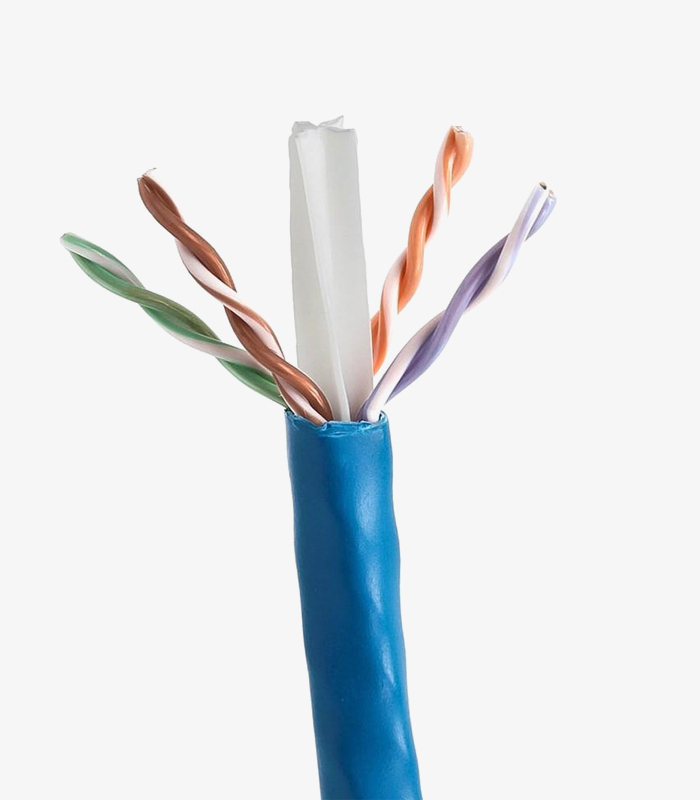 کابل شبکه CAT6A UTP LSZH کی نت پلاس KP-NL6AL305 طول 305 متر